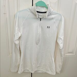 Under Armour Women’s White Quarter Zip Pullover
